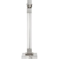 Lampenfuß Glas Metall in Nickel E27 48 cm für Tischleuchte Lampenfuß Glas Metall in Nickel E27 48 cm für Tischleuchte von Searchlight