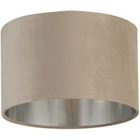 Lampenschirm Pendelleuchte Ø 28 cm Taupe Silber Stoff Lampenschirm Pendelleuchte Ø 28 cm Taupe Silber Stoff von Searchlight