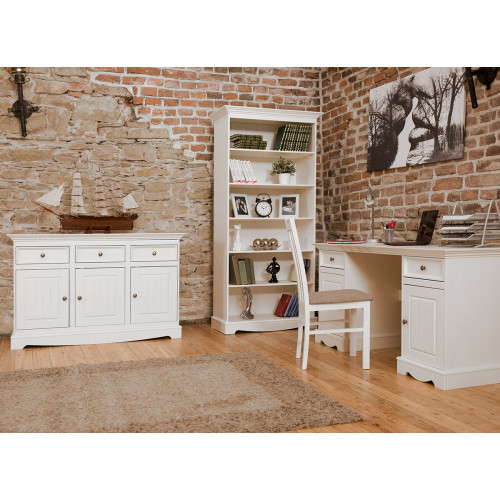 Landhaus Schreibtisch Möbel Arbeitszimmer Büromöbel Echtholz Office Tisch Weiß Landhaus Schreibtisch Möbel Arbeitszimmer Büromöbel Echtholz Office Tisch Weiß
