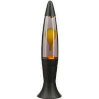 Lavalampe Schwarz Grau Gelb Retro 40 cm hoch dekorativ ROXY von Easylight