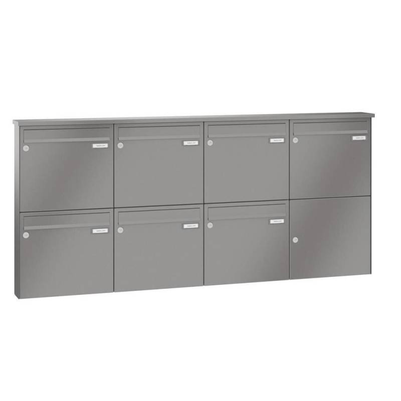 LEABOX 7er Aufputzbriefkasten in RAL 6005 - LEA3 von LEABOX