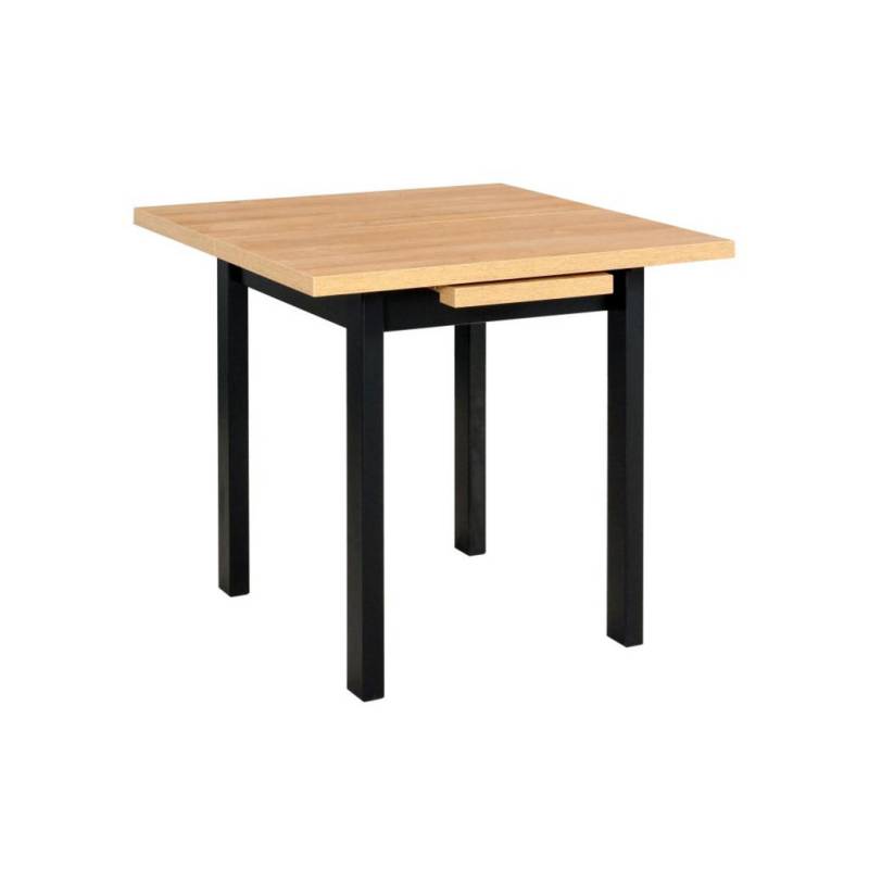 Leaf Design ESSTISCH Birke, Schwarz