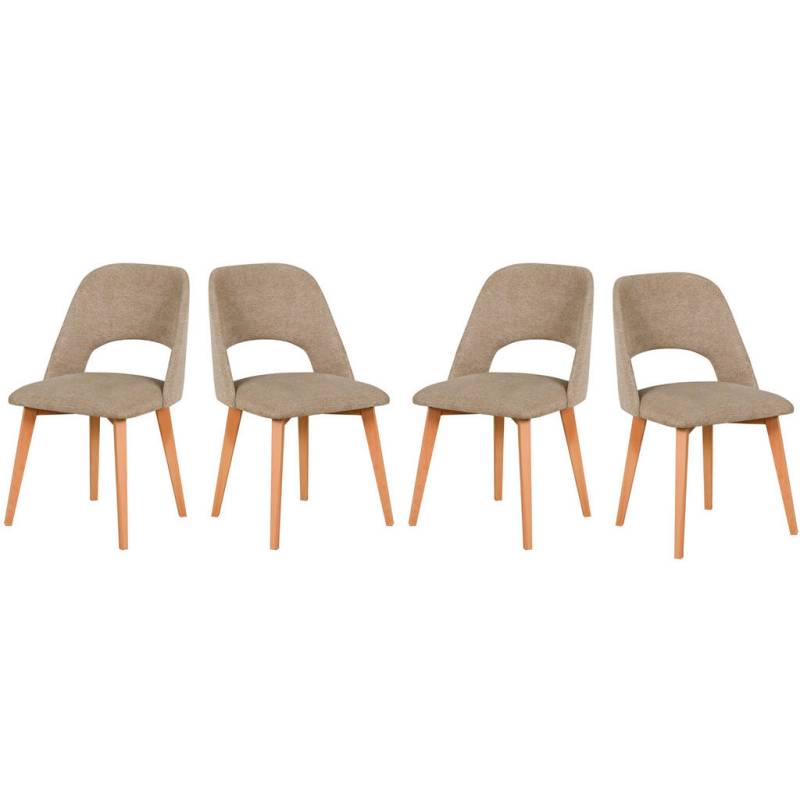 Leaf Design ESSZIMMERSTUHL Birke, Grau