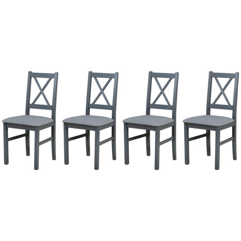 Leaf Design STUHL Graphit, Grau