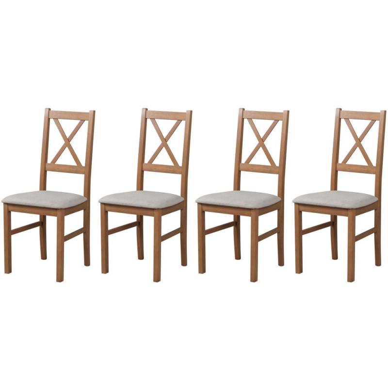 Leaf Design STUHL Hellbraun, Beige