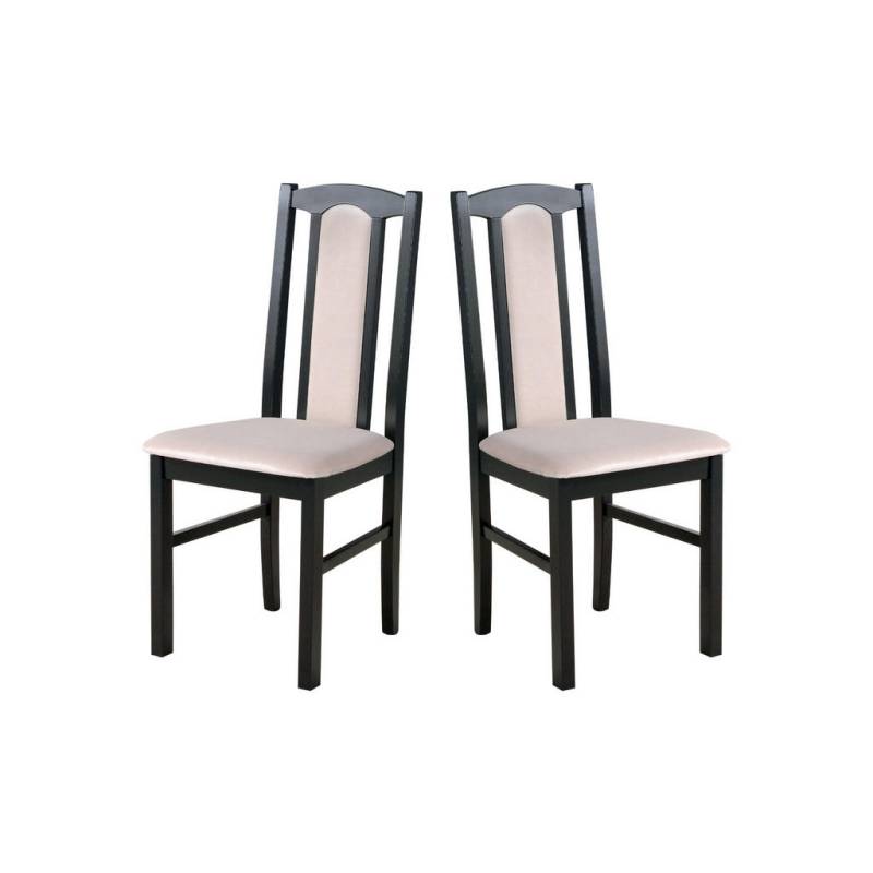Leaf Design STUHL Schwarz, Beige