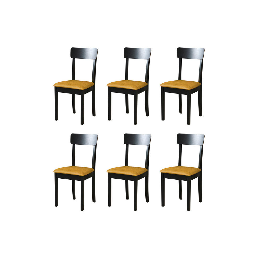 Leaf Design STUHL Schwarz, Currygelb Leaf Design STUHL Schwarz, Currygelb