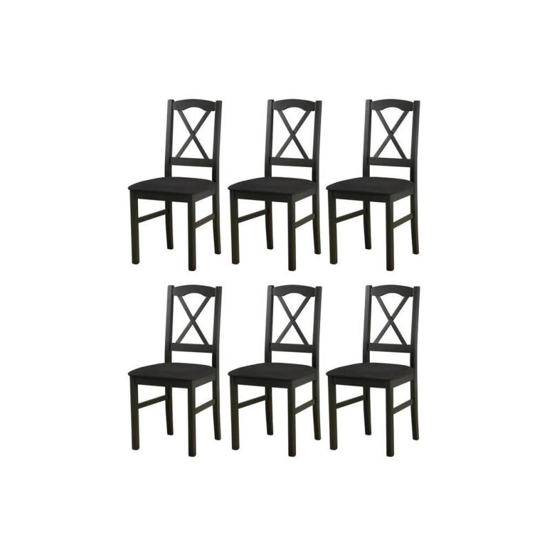 Leaf Design STUHL Schwarz