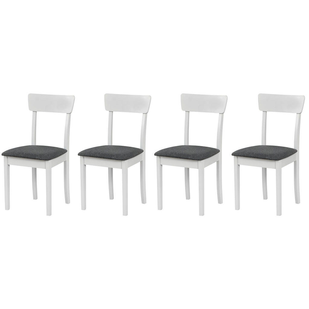 Leaf Design STUHL Weiß, Dunkelgrau Leaf Design STUHL Weiß, Dunkelgrau