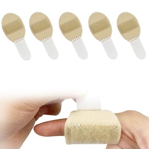 Lechengjia Acteso Neoprene Finger Clip Bracket - Damage Support for Mallet Finger and Broken Finger Finger Clip Protection (Beige) von Lechengjia