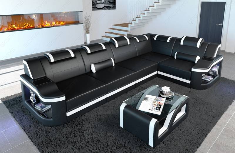 Leder Ecksofa Padua L – Modern & Komfortabel