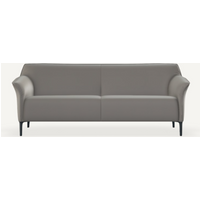Ledersofa Grau 3-Sitzer 198 cm breit von Leolux Mayon