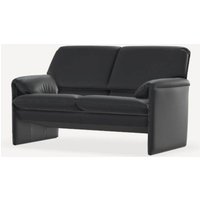 Ledersofa Schwarz 2-Sitzer 147 cm breit von Leolux Bora-Bèta