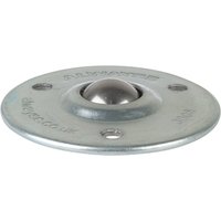 BS ROLLEN Kugelrolle mit Befestigungsbohrung, Stahl, Ø 19 mm, TK 25 kg von BS ROLLEN