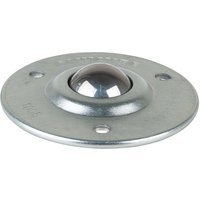 BS ROLLEN Kugelrolle mit Befestigungsbohrung, Stahl, Ø 25 mm, TK 55 kg von BS ROLLEN