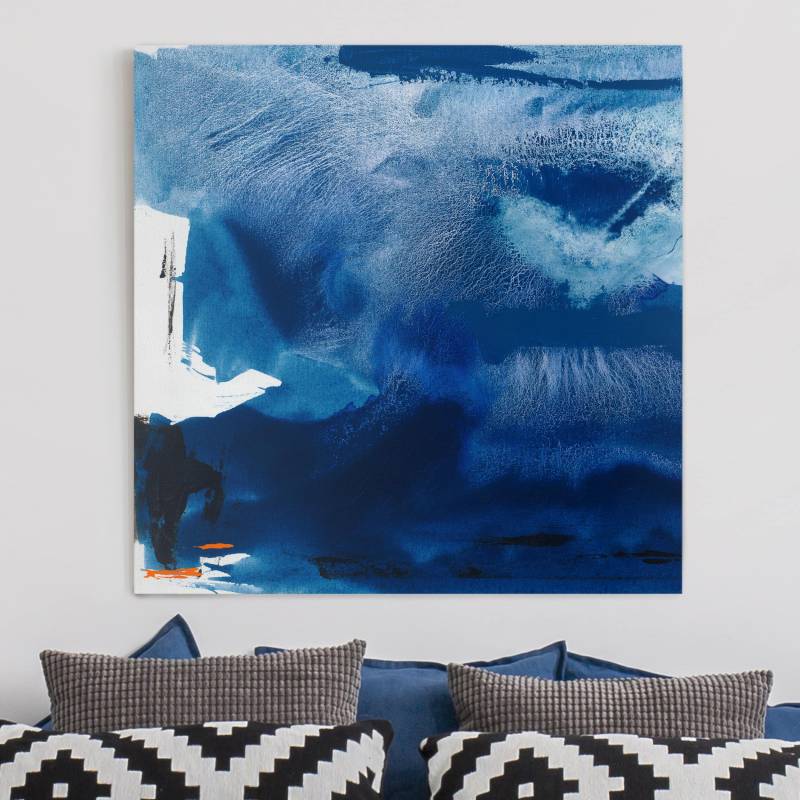 Leinwandbild Abstrakt Tag am Meer I