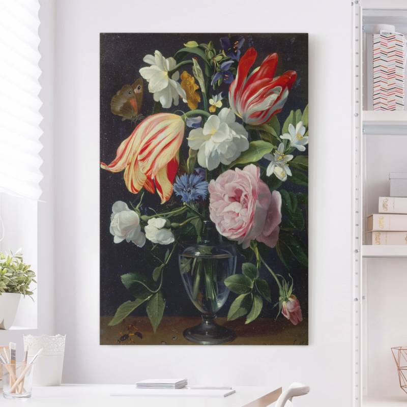 Leinwandbild Daniel Seghers - Vase mit Blumen