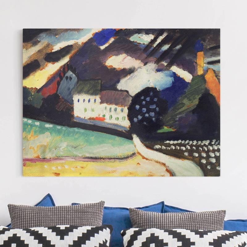 Leinwandbild - Querformat Wassily Kandinsky - Schloss und Kirche