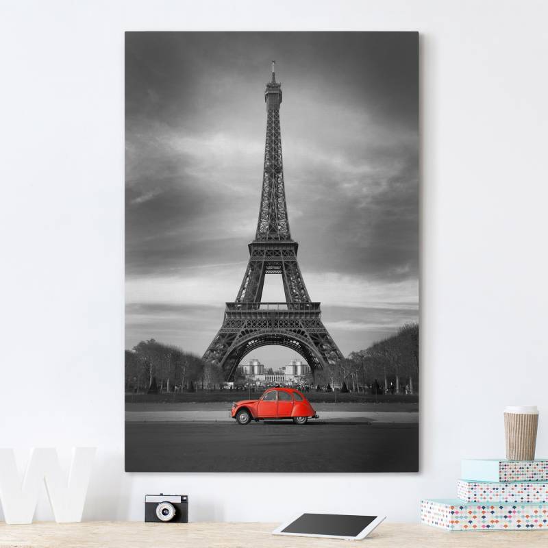 Leinwandbild - Hochformat Spot on Paris