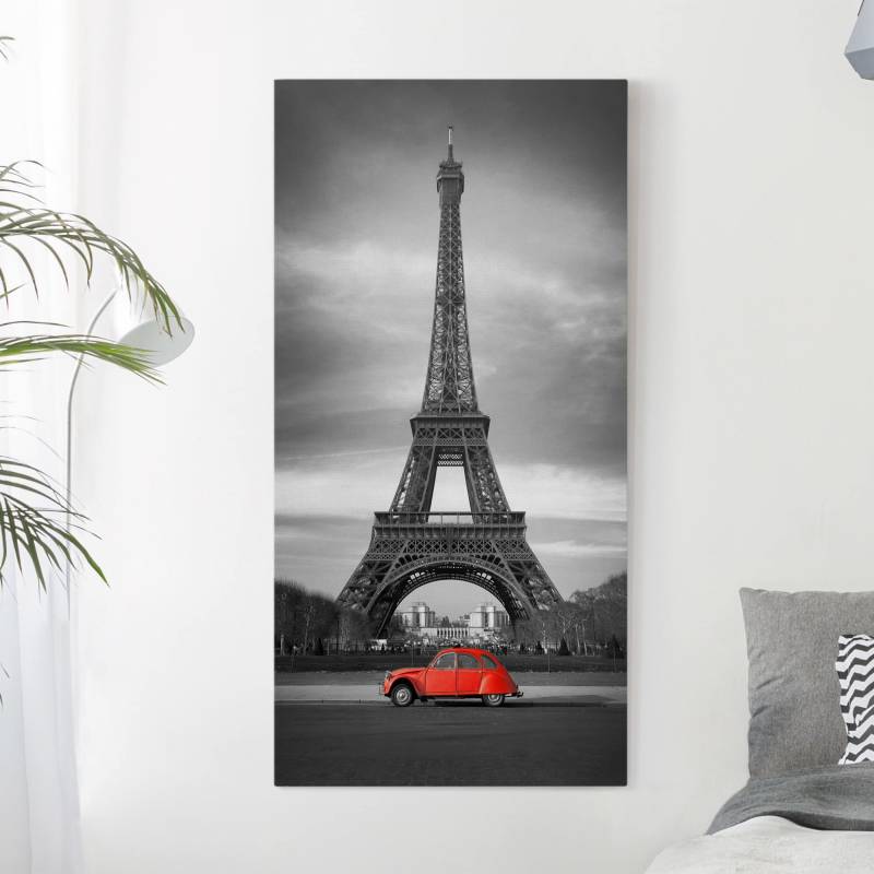 Leinwandbild - Hochformat Spot on Paris