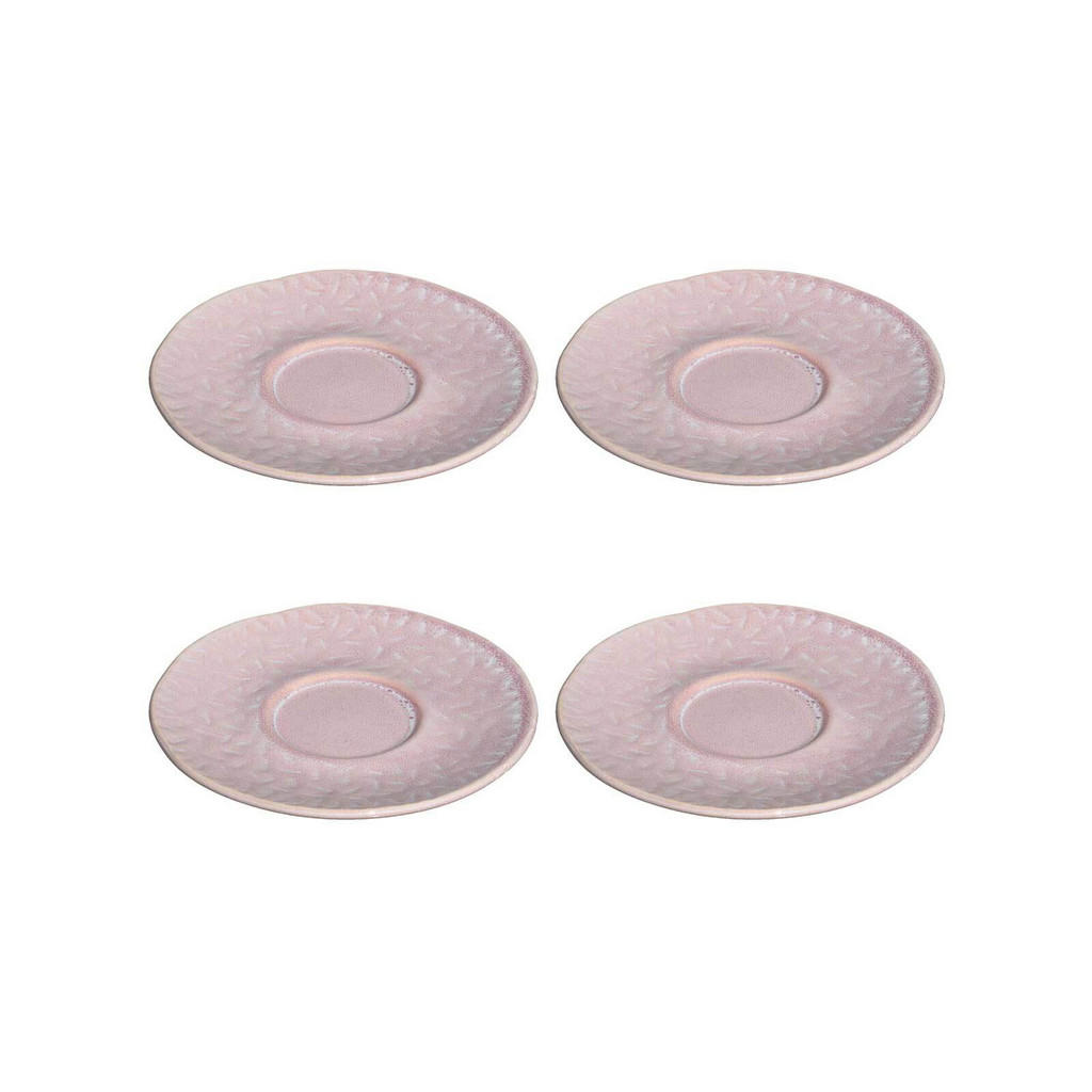 Leonardo Living Espressountertassen, Rosa, Keramik, Kaffee & Tee, Tassen, Untertassen Leonardo Living Espressountertassen, Rosa, Keramik, Kaffee & Tee, Tassen, Untertassen von Leonardo Living