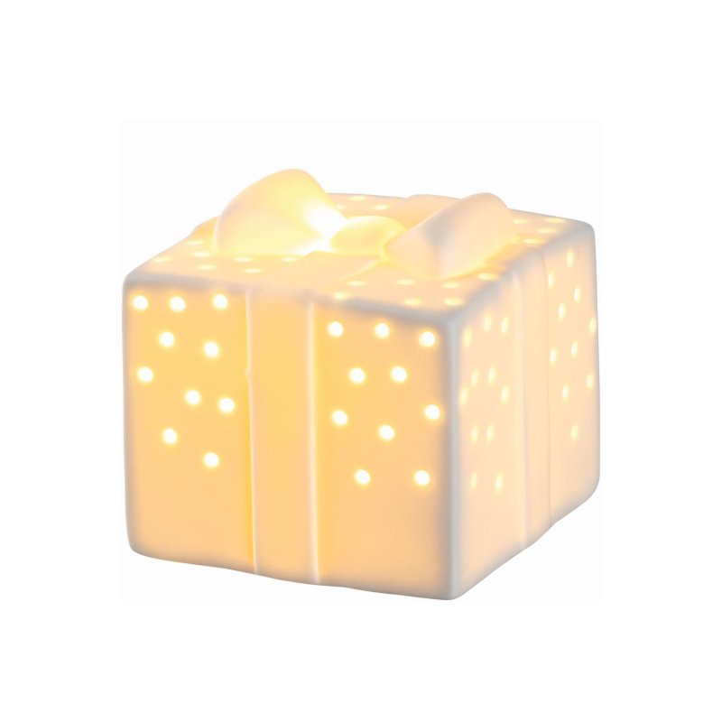 Leonardo - Porzellangeschenk - STELLA - 8 cm - Weiß mit LED
