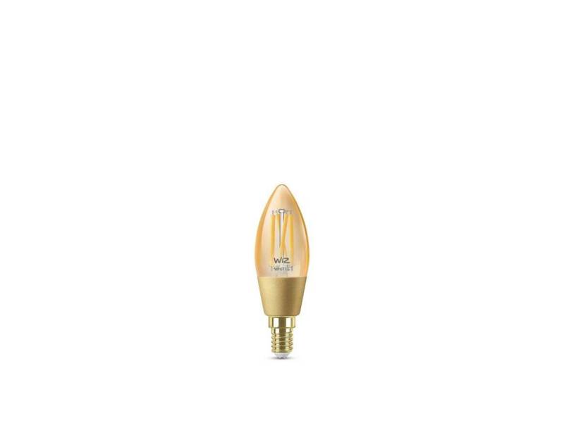 WiZ - Leuchtmittel Smart TW Amb. 4,9W 370lm 2000-5000K Kerzen Gold E14WiZ von WiZ