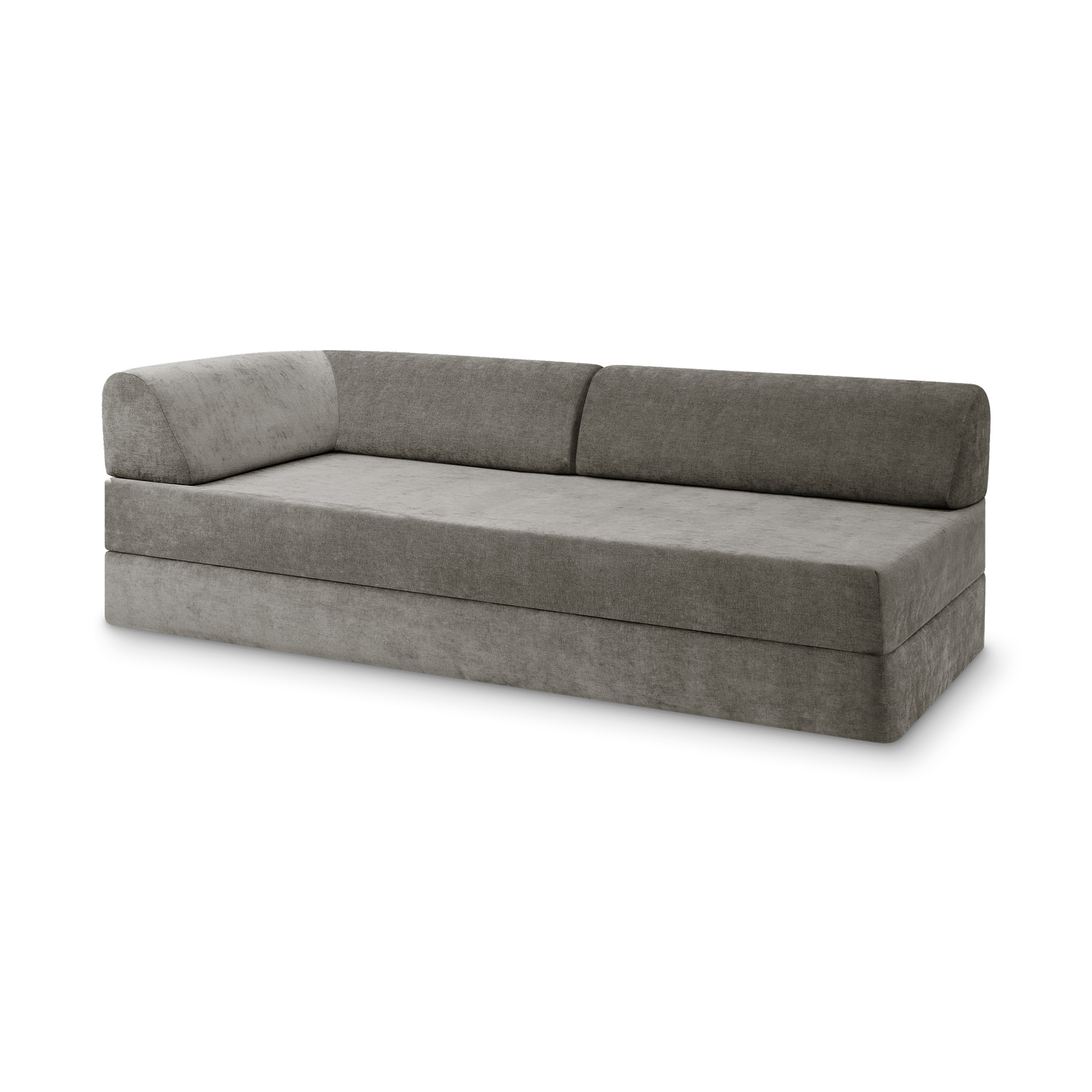 Levi Modulares 2-Sitzer Sofa mit Schlaffunktion 02 RAL7021 – Schwarzgrau – matt Soft-Canvas – Betongrau Levi Modulares 2-Sitzer Sofa mit Schlaffunktion 02 RAL7021 – Schwarzgrau – matt Soft-Canvas – Betongrau von Snooze Project