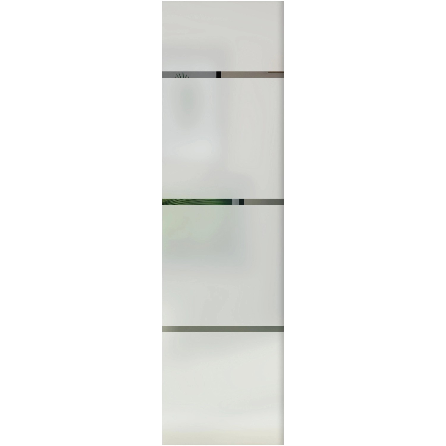 Lichtausschnitt ESG Floatglas 3 Streifen 41 x 142 cm x 4 mm für Holz-Innentüren von -