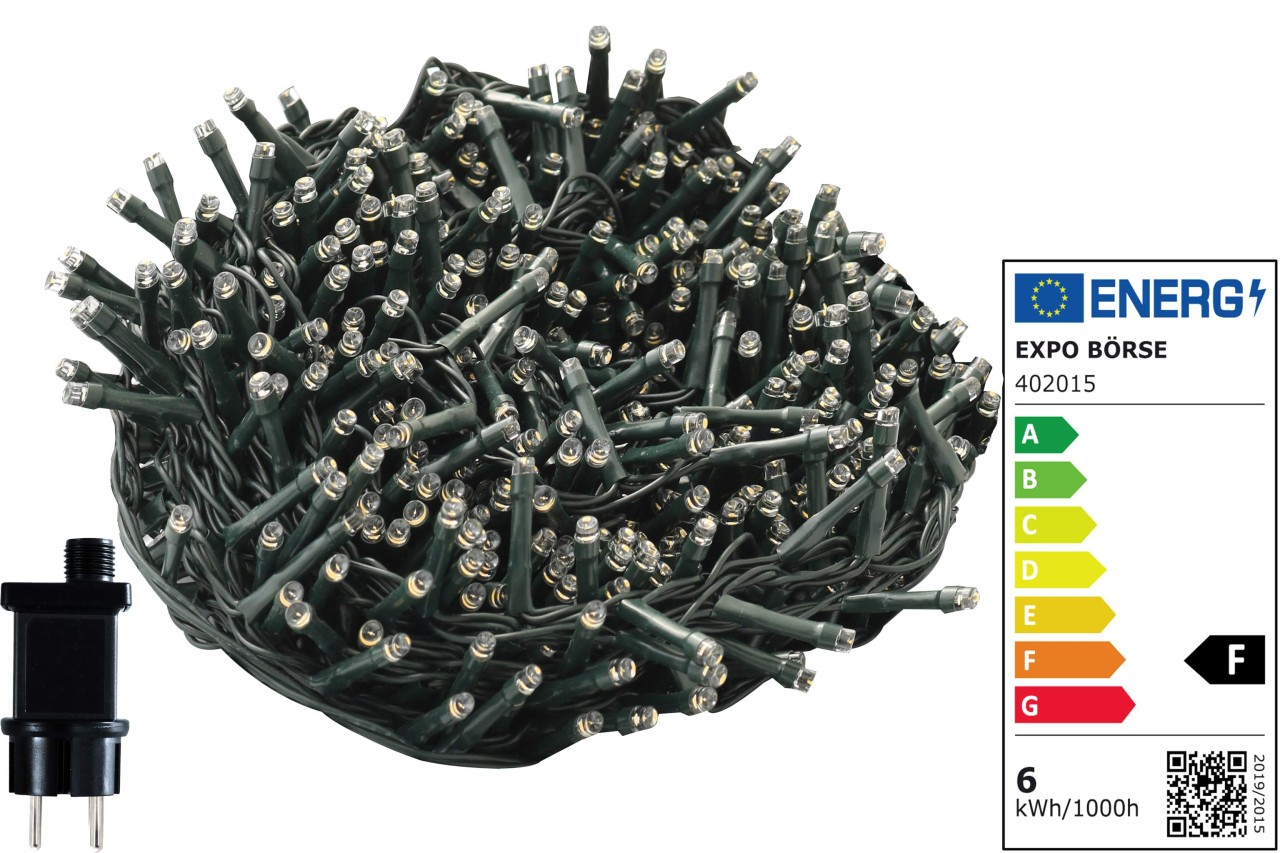 Lichterkette 480 LED warmweiß 39 Meter IP44 Innen- und Außenbereich Deko Lichterkette 480 LED warmweiß 39 Meter IP44 Innen- und Außenbereich Deko