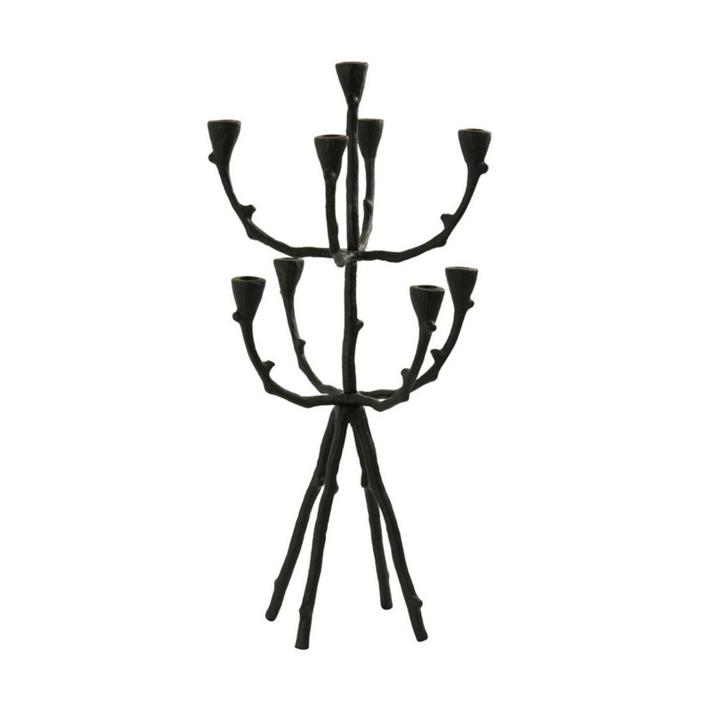 Light & Living KERZENHALTER Schwarz