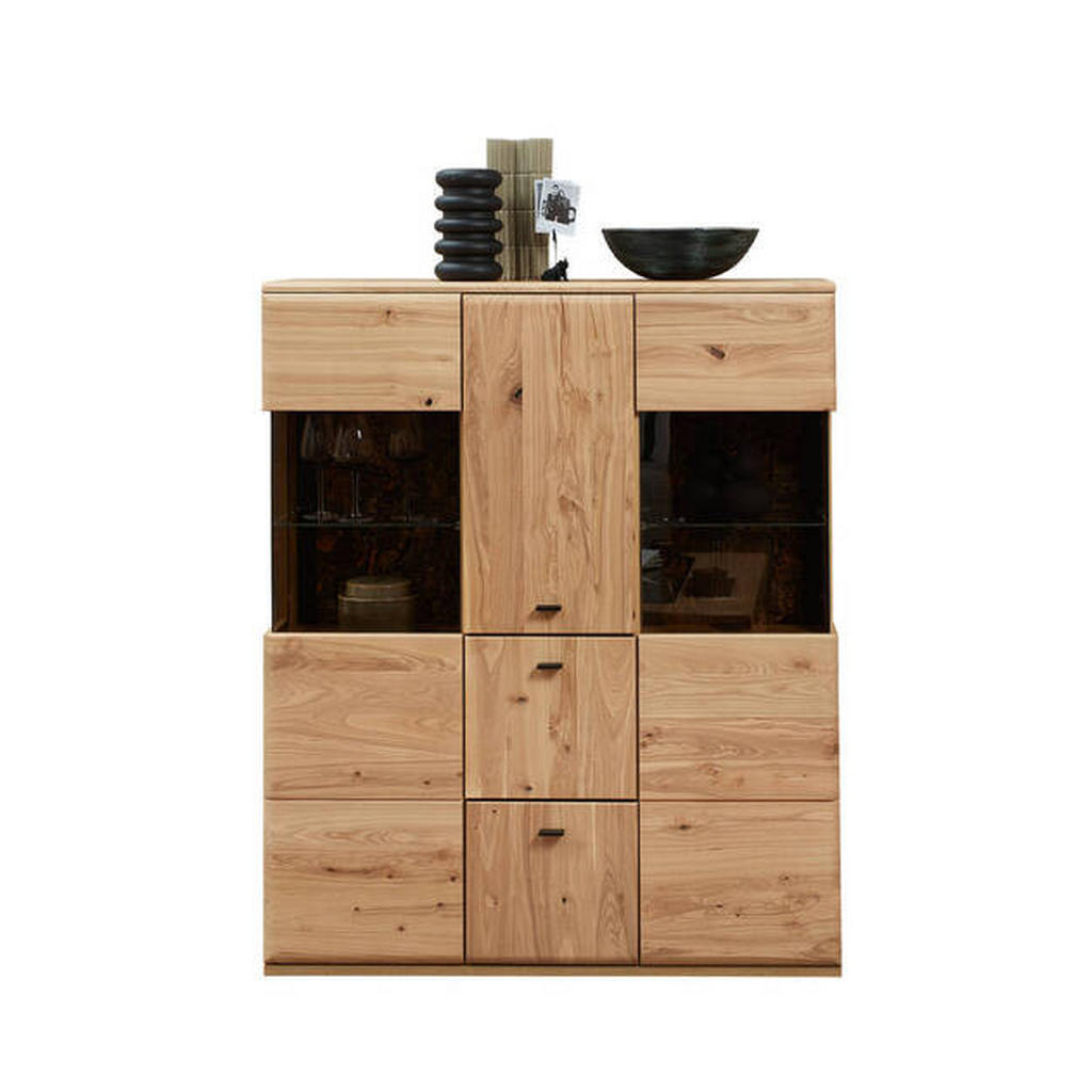 Linea Natura HIGHBOARD Braun, Esche, Eiche Artisan