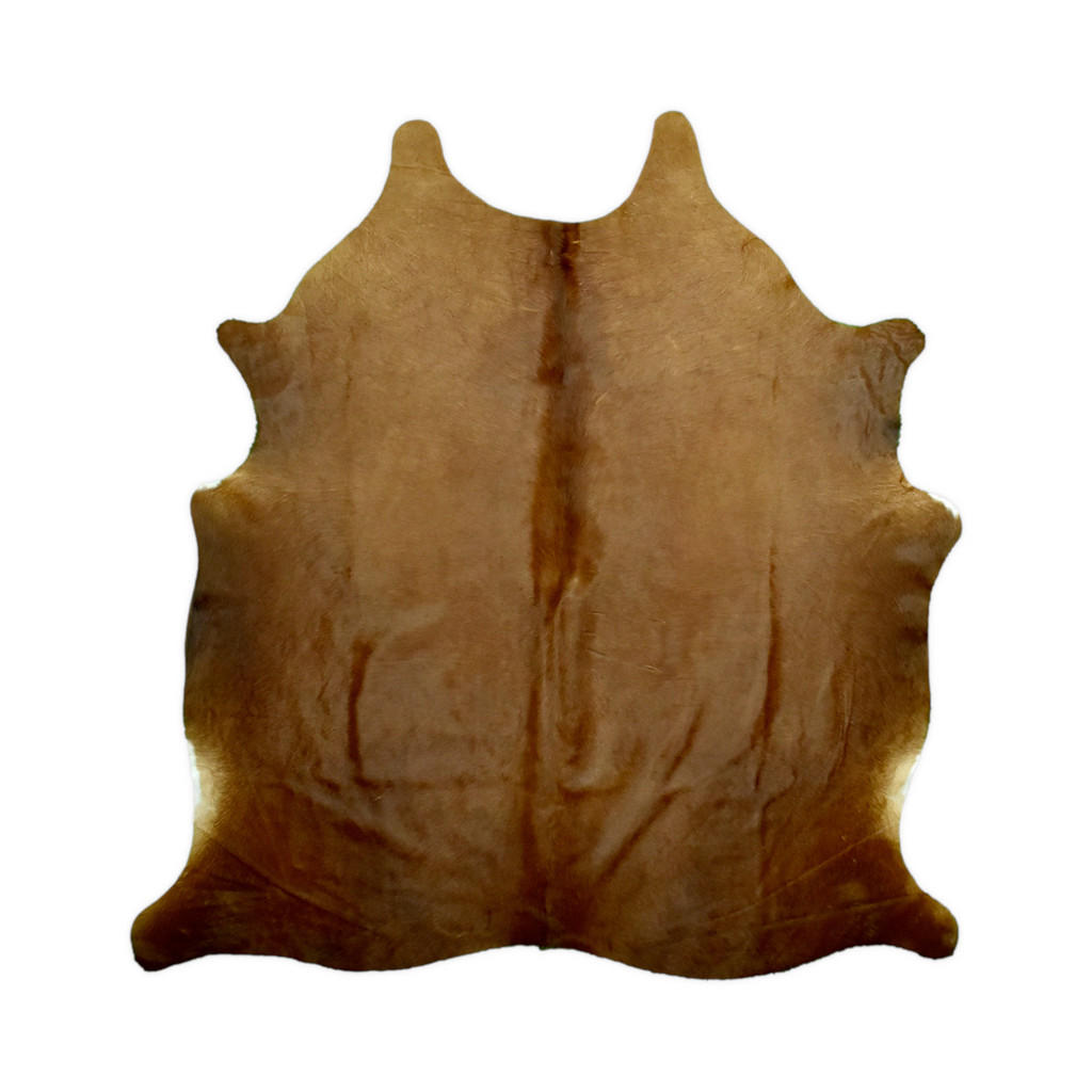Linea Natura Rinderfell Cordoba, Hellbraun, Fell, Echtleder, Rindleder, Ringe, Tierform, für Fußbodenheizung geeignet, Teppiche & Böden, Teppiche, Fellteppiche von Linea Natura