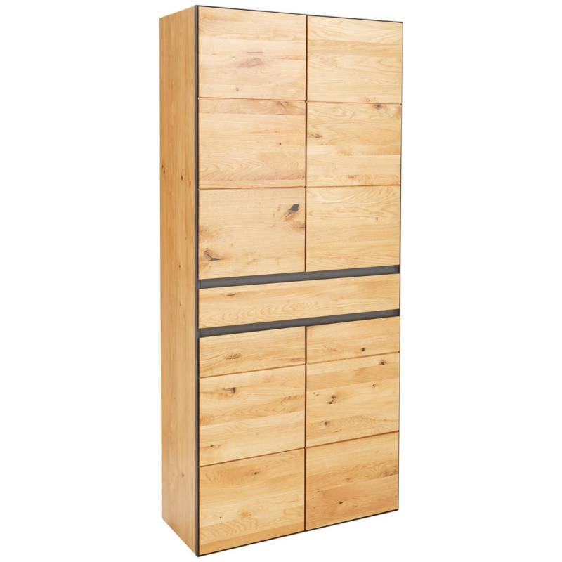 Linea Natura SCHUHSCHRANK Anthrazit, Eiche