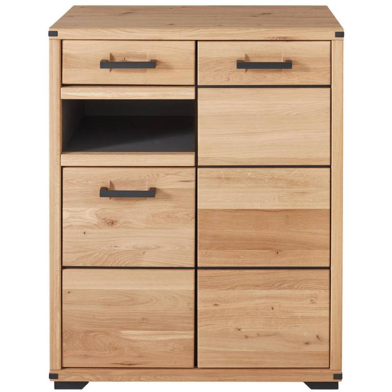 Linea Natura SCHUHSCHRANK Graphit, Eiche Artisan
