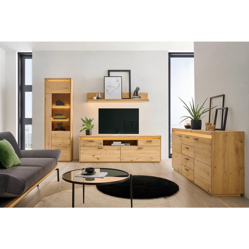 Linea Natura WOHNWAND Eiche