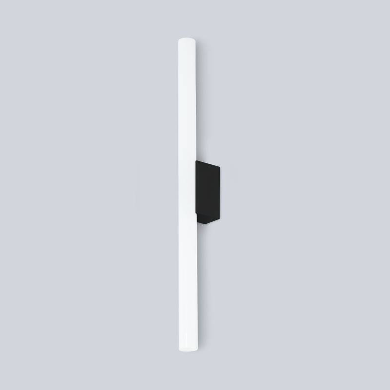 Linestra 7 Wand-/ Deckenleuchte, H: 30 / 50 cm, Fassung ohne Leuchtmittel, Schwarz matt, Ohne Klammer