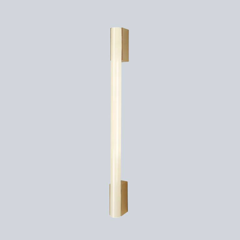 Linestra 8 Wandleuchte, H: 50 / 100 cm, Fassung ohne Leuchtmittel, Messing