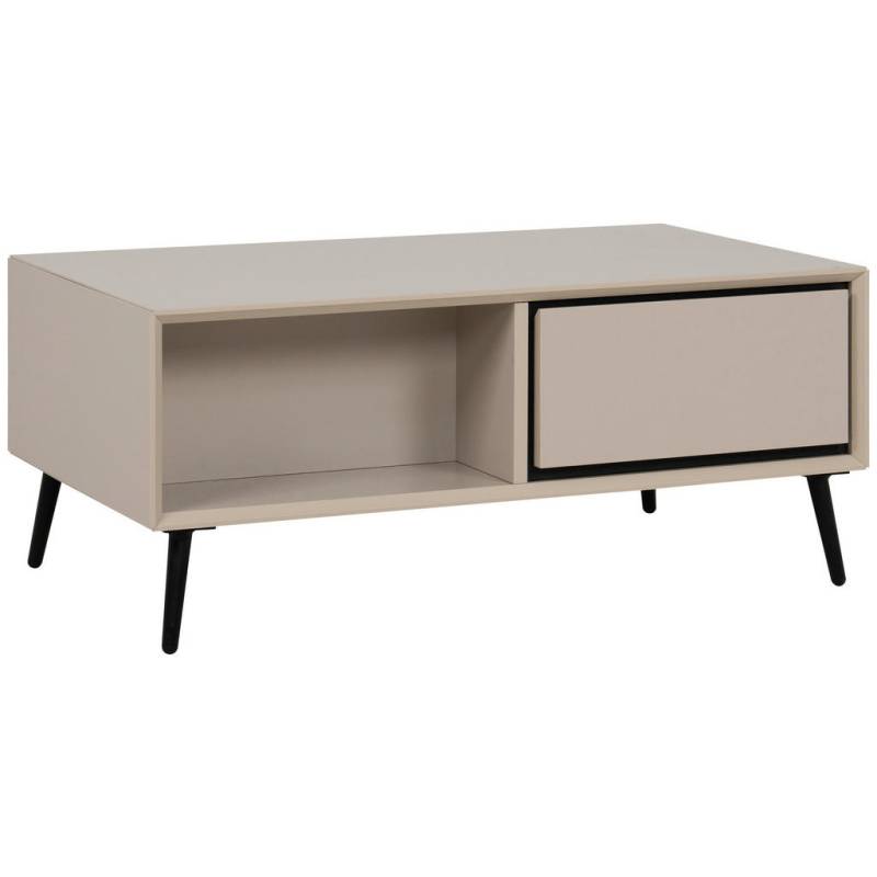 Livetastic COUCHTISCH Schwarz, Sand