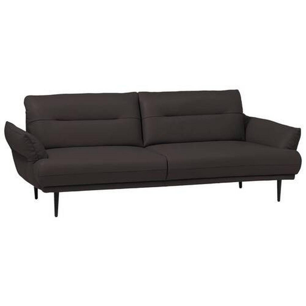 Livetastic 3-SITZER-SOFA Dunkelbraun