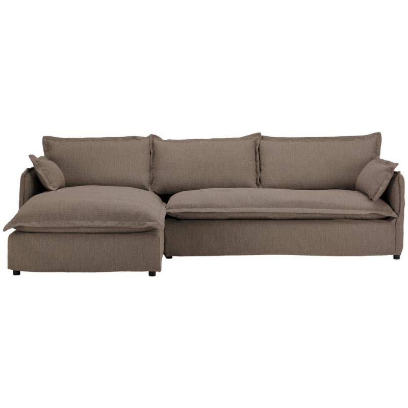 Livetastic HUSSEN-ECKSOFA Braun