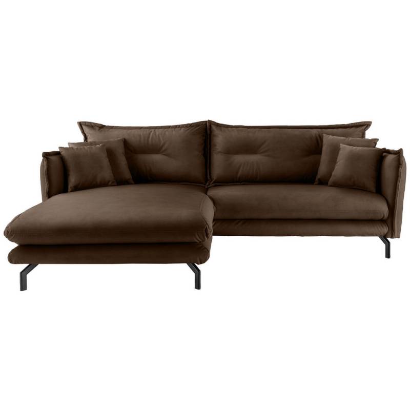 Livetastic ECKSOFA Braun