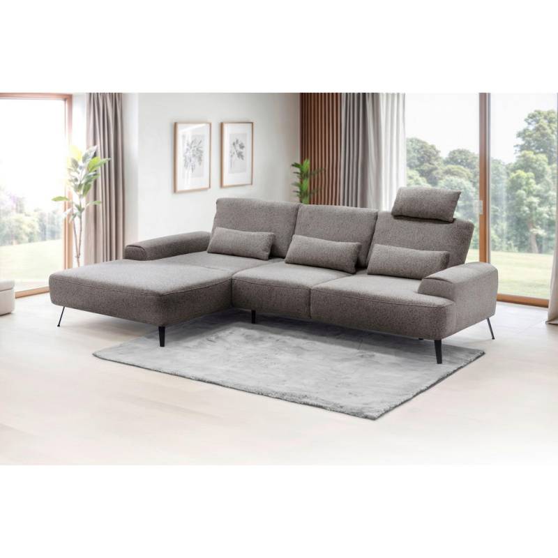 Livetastic ECKSOFA Graubraun
