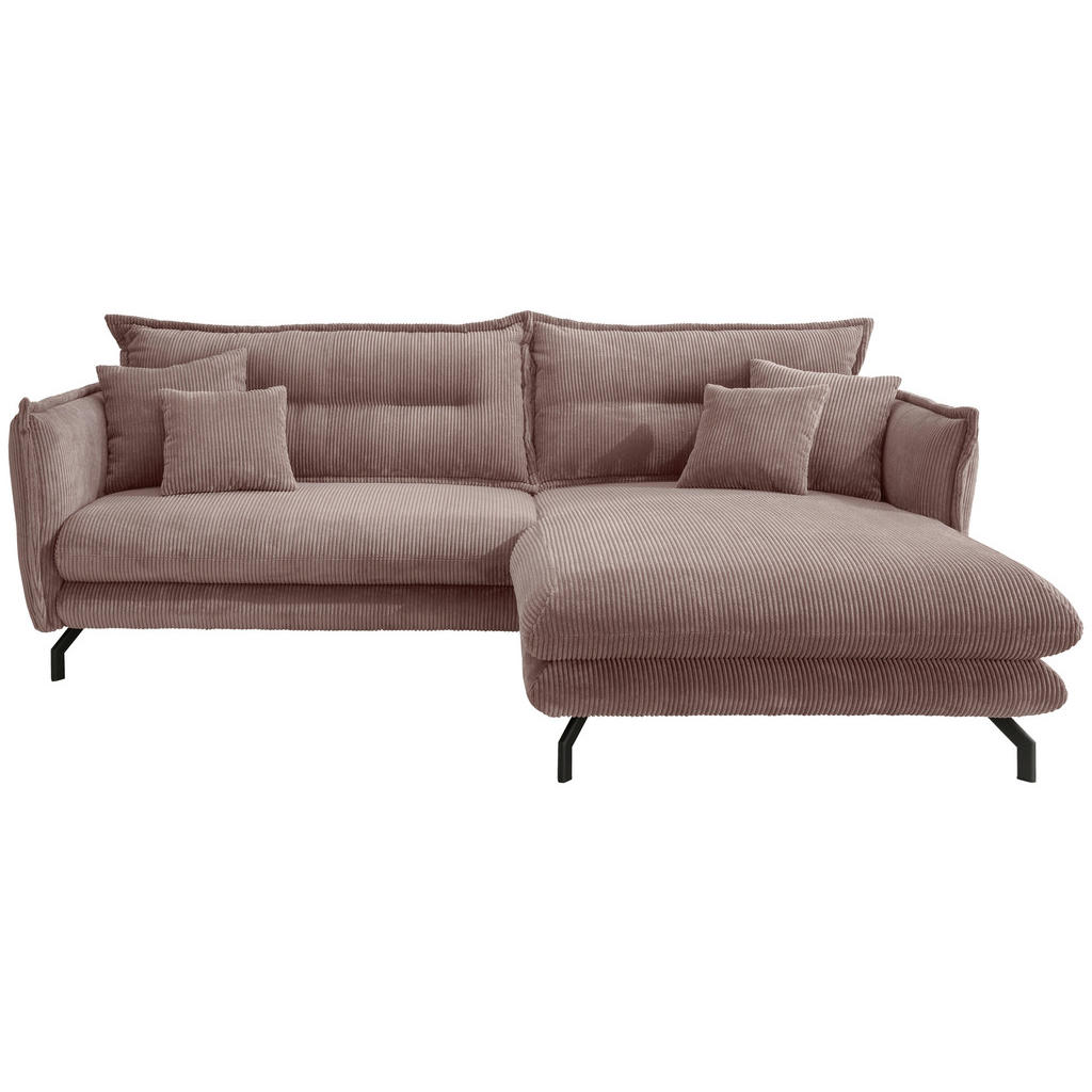 Livetastic Ecksofa, Rosa, Textil, 4-Sitzer, Füllung: Schaumstoff, L-Form, 255x180 cm, Made in Europe, Rücken echt, Armteil links, rechts, Wohnzimmer, Sofas & Couches, Wohnlandschaften, Ecksofas Livetastic Ecksofa, Rosa, Textil, 4-Sitzer, Füllung: Schaumstoff, L-Form, 255x180 cm, Made in Europe, Rücken echt, Armteil links, rechts, Wohnzimmer, Sofas & Couches, Wohnlandschaften, Ecksofas von Livetastic
