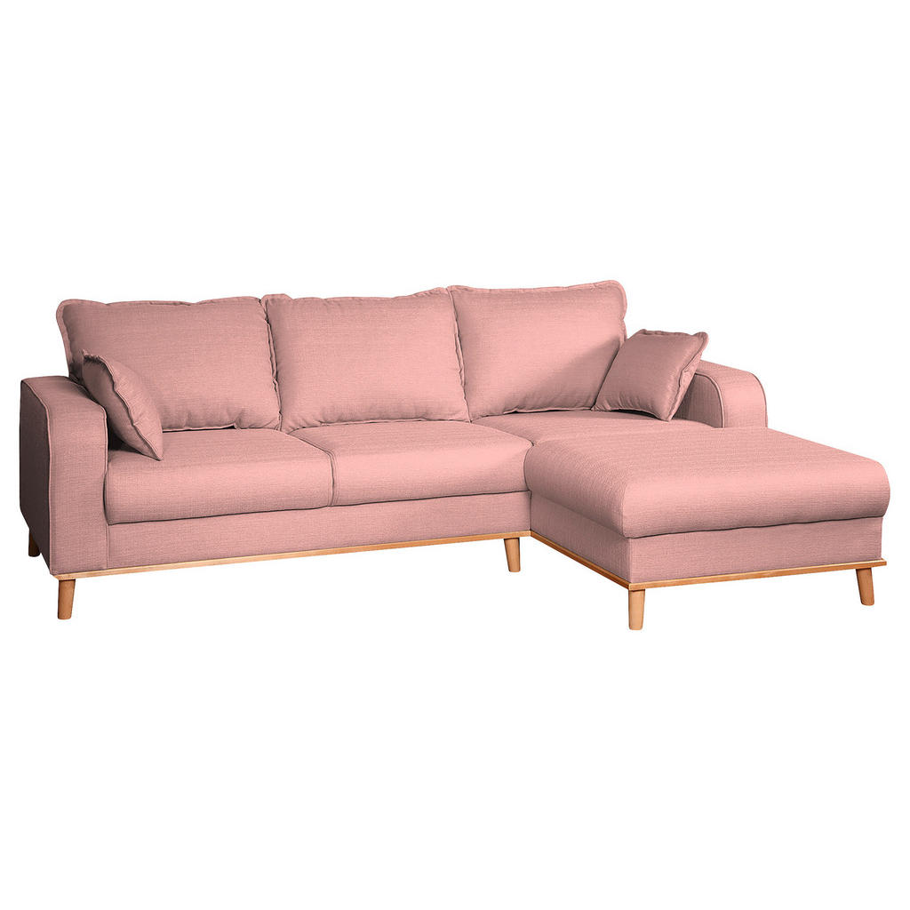 Livetastic Ecksofa Beata, Rosa, Textil, Buche, 4-Sitzer, Füllung: Silikon, Schaumstoffflocken,Silikon, Schaumstoffflocken, L-Form, rechts montierbar, 230x150 cm, Fsc, Made in EU, Armteil links, rechts, Wohnzimmer, Sofas & Couches, Wohnlandschaften, Ecksofas Livetastic Ecksofa Beata, Rosa, Textil, Buche, 4-Sitzer, Füllung: Silikon, Schaumstoffflocken,Silikon, Schaumstoffflocken, L-Form, rechts montierbar, 230x150 cm, Fsc, Made in EU, Armteil links, rechts, Wohnzimmer, Sofas & Couches, Wohnlandschaften, Ecksofas von Livetastic