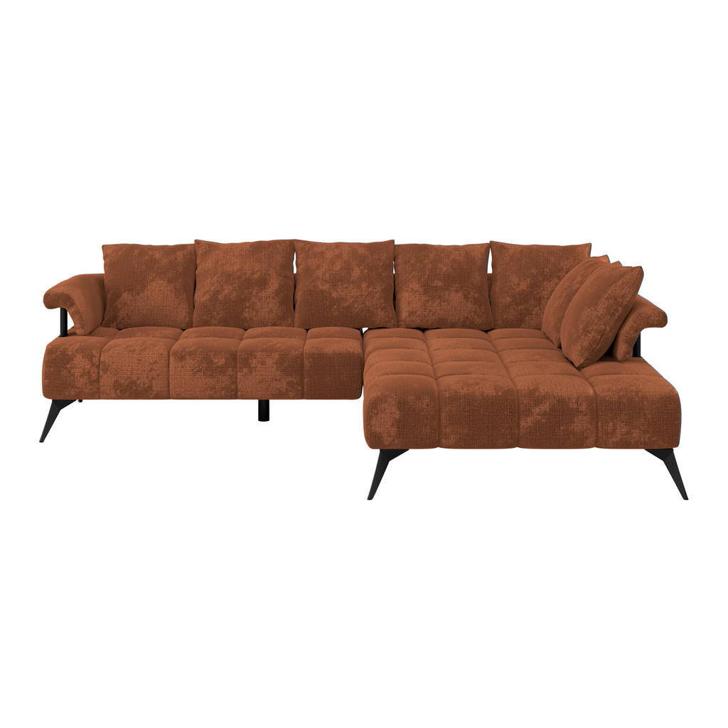Livetastic Ecksofa Vanessa, Rost, Textil, 4-Sitzer, Füllung: Silikon, Schaumstoffflocken, Ottomane rechts, L-Form, 297x200 cm, Made in EU, Rücken echt, Wohnzimmer, Sofas & Couches, Wohnlandschaften, Ecksofas Livetastic Ecksofa Vanessa, Rost, Textil, 4-Sitzer, Füllung: Silikon, Schaumstoffflocken, Ottomane rechts, L-Form, 297x200 cm, Made in EU, Rücken echt, Wohnzimmer, Sofas & Couches, Wohnlandschaften, Ecksofas von Livetastic