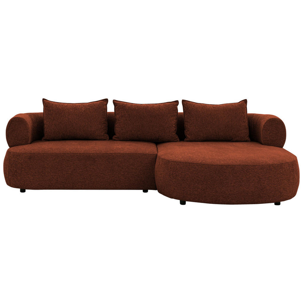 Livetastic Ecksofa Ferro, Rost, Textil, 4-Sitzer, Füllung: Komfortschaum, Silikon, Ottomane rechts, L-Form, 256x156 cm, Made in EU, FSC 100%, Wohnzimmer, Sofas & Couches, Wohnlandschaften, Ecksofas Livetastic Ecksofa Ferro, Rost, Textil, 4-Sitzer, Füllung: Komfortschaum, Silikon, Ottomane rechts, L-Form, 256x156 cm, Made in EU, FSC 100%, Wohnzimmer, Sofas & Couches, Wohnlandschaften, Ecksofas von Livetastic