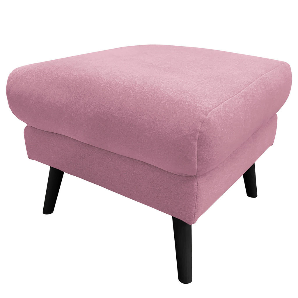Livetastic Hocker Tromso, Rosa, Textil, Buche, rechteckig, 61x49x65 cm, Made in EU, Wohnzimmer, Hocker, Sitzhocker von Livetastic