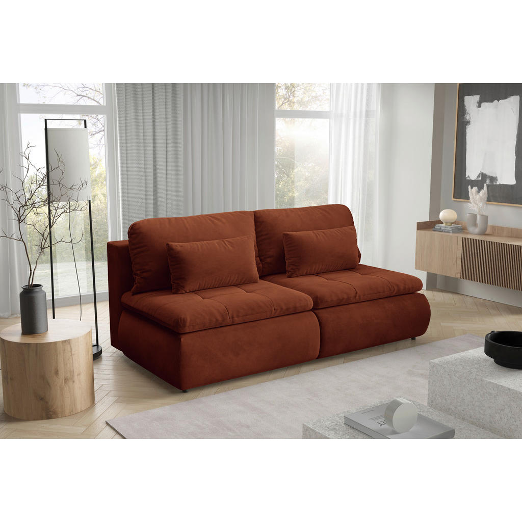 Livetastic Schlafsofa Mystic, Rost, Textil, 3-Sitzer, Füllung: Polyurethan (PUR),Polyurethan (Pur), Silikon,Polyurethan (Pur), Silikon, 220x94x114 cm, Made in EU, Wohnzimmer, Sofas & Couches, Schlafsofas, Schlafsofas mit Bettkasten Livetastic Schlafsofa Mystic, Rost, Textil, 3-Sitzer, Füllung: Polyurethan (PUR),Polyurethan (Pur), Silikon,Polyurethan (Pur), Silikon, 220x94x114 cm, Made in EU, Wohnzimmer, Sofas & Couches, Schlafsofas, Schlafsofas mit Bettkasten von Livetastic