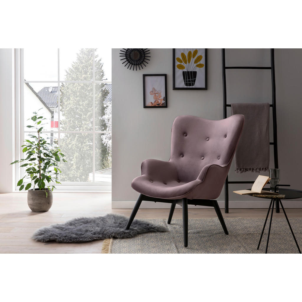 Livetastic Sessel, Rosa, Textil, 80x92x99 cm, Wohnzimmer, Sessel, Sonstige Sessel Livetastic Sessel, Rosa, Textil, 80x92x99 cm, Wohnzimmer, Sessel, Sonstige Sessel von Livetastic